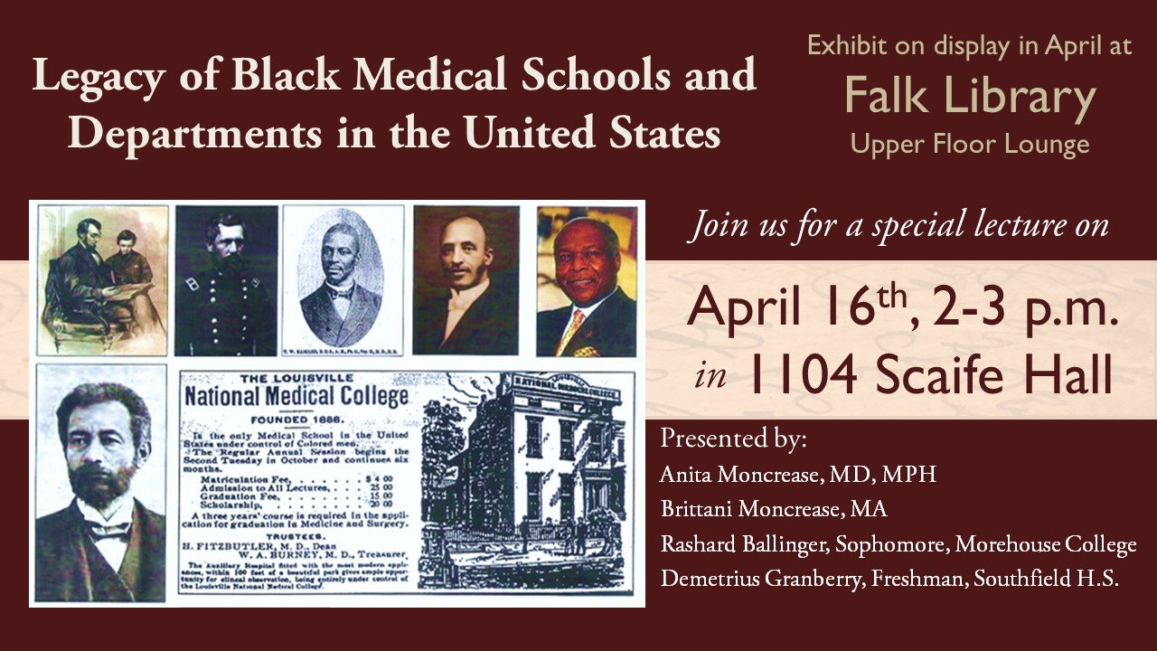 Exhibit lecture April 16, 2-3pm, 1104 Scaife Hall